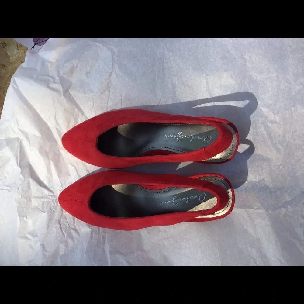 Classic Red Amelia Red Wedges